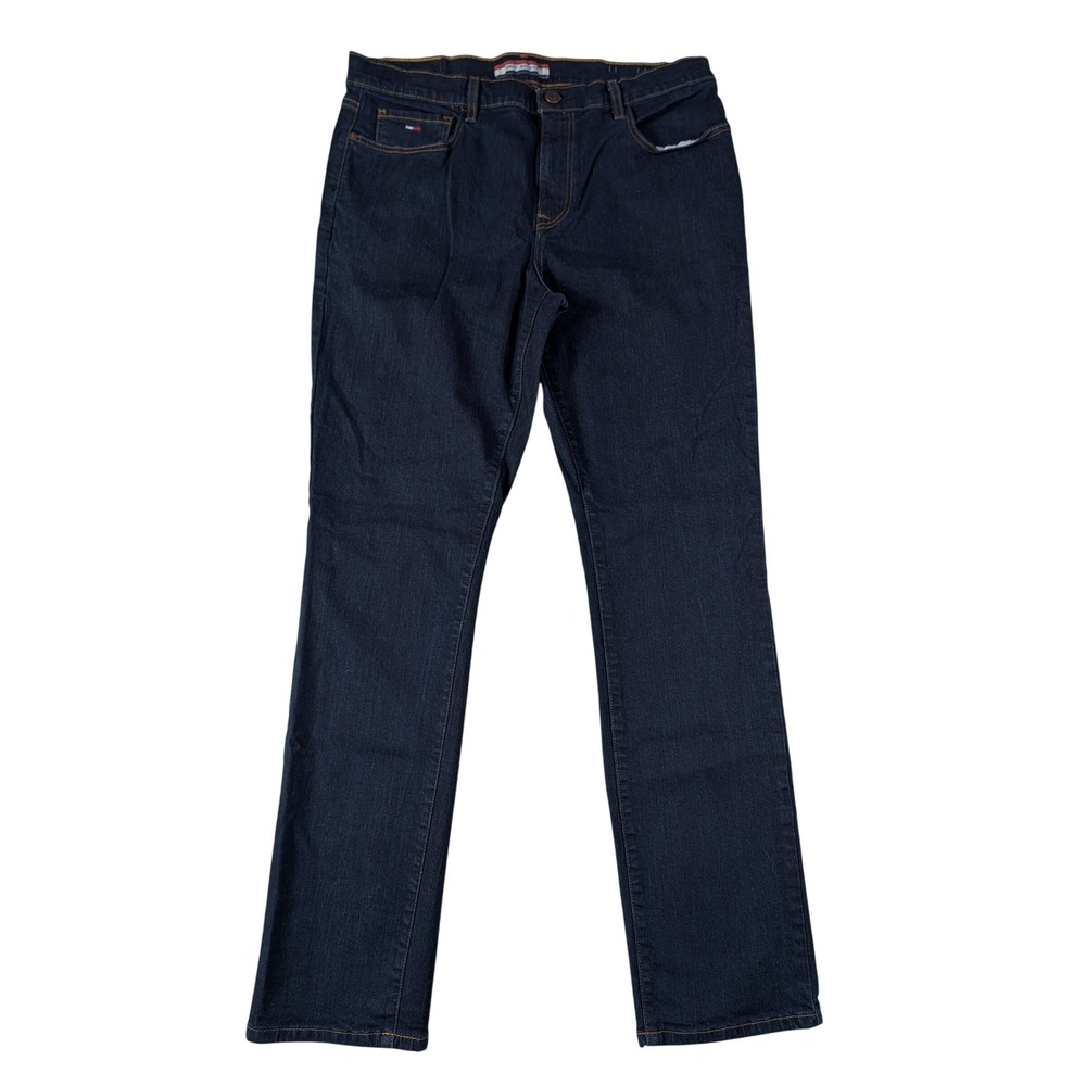 Tommy Jeans Mens 36x34 Straight Leg Dark Wash Indigo Denim Jeans New w/o tags